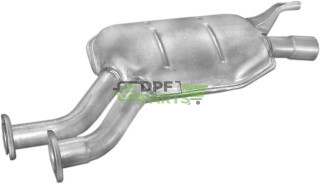 Střední tlumič Mercedes 190E 2,0 2,3 03/91 - 07/93, Polmo 13.56 A, OE 201 490 3915