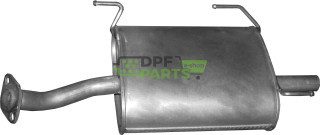 Koncový tlumič Nissan Almera 1.5i-16V 02/01-06, 1.8i-16V 03/01-06 sedan, Polmo 15.13 A, OE 201005M710 20100BM520