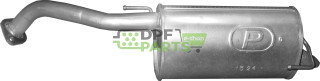 Koncový tlumič Nissan Note 1.6i-16V 04/09-, Polmo 15.24 A, OE 20100-BH60B 20100-BH61C