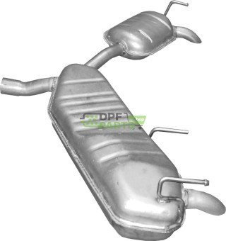Koncový tlumič Opel Signum 05/03- 2.0 T/2.2 direct/ 3.2 V6/ 3.0 V6/3.0 V6, Polmo 17.68 A, OE