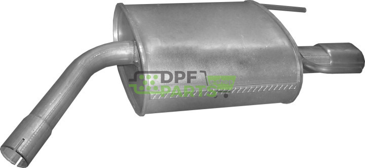 Koncový tlumič Opel Vectra C 2.0i 16V 01/04- / 3.2i 24V, Polmo 17.628 A, OE 5852181