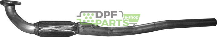 Kolektorová rura Opel Astra H 1.6i 16V / Zafira B 1.6i, Polmo 17.593 A, OE 5854305