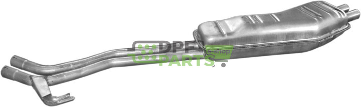 Koncový tlumič BMW E34 525i 87-90, Polmo 03.77 A, OE 18 12 1 719 428