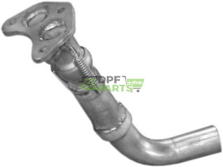 Trubka kolektorová Ford Fiesta 1.8 D Classic 04/89 -01/97, Polmo 08.448 A, OE 6189088 6587734