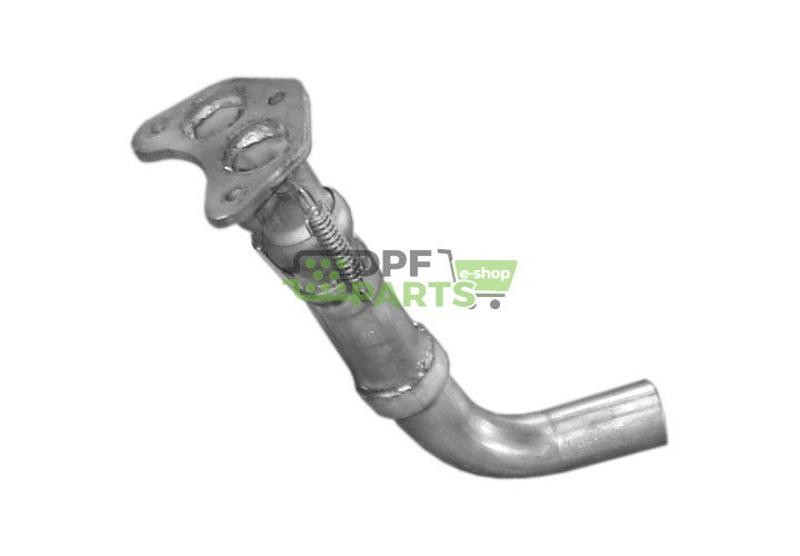 Trubka kolektorová Ford Fiesta 1.8 D Classic 04/89 -01/97, Polmo 08.448 A, OE 6189088 6587734
