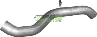 Trubka výfuku Mercedes ML 350 W163, Polmo 13.87 A, OE 1634900827