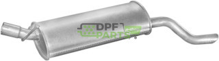 Koncový tlumič Opel Kadett E Combo 85-93 1.3/1.6/1.7D, Polmo 17.182 A, OE 852071 852074 852245 852848 90215243 90215246 90399045