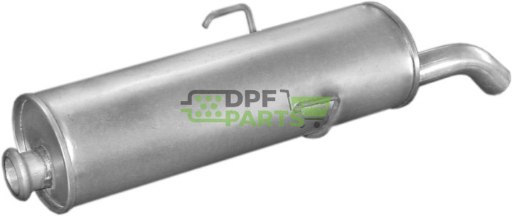 Koncový tlumič Peugeot 205 1.1-1.6 kat  86-97, Polmo 19.01 A, OE 172608 172616 172663 172664 1726W5