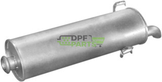 Koncový tlumič Peugeot 306 1.4-1.8/1.9D 3/5D  93-, Polmo 19.08 A, OE 172679 172685 172694 1726T0 1726T2