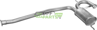 Střední tlumič Renault R19 1.7 1.8 1.9TD 88-96, Polmo 21.147 A, OE 7700787550 7700819881 7700824368