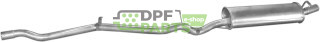 Koncový tlumič Fiat Tipo 88-95 1.4/1.6/1.7D, Polmo 07.13 A, OE 7 607 680 7 648 992