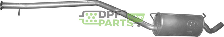 Střední tlumič Ford Transit Connect 1.8 TDCi, Polmo 08.15 A, OE 4420837 4420841 4523730