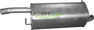 Koncový tlumič Ford Fiesta/Mazda 2, Polmo 08.542 A, OE 1140460 1151164 1317006 1557510 C20140100A