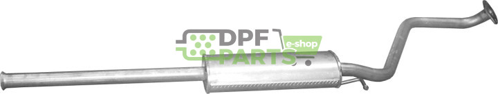 Střední tlumič Hyundai Getz 1.1i-12V 02-06 , 1.3i-12V 02-06, Polmo 10.70 A, OE 287001C020 287001C060