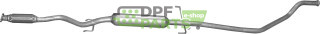 Střední tlumič Hyundai i10 1.1i 12/07-03/11, Polmo 10.74 A, OE 286100X150
