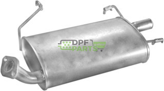 Koncový tlumič Nissan Primera 90-93 2.0 kombi, Polmo 15.99 A, OE 2010081N00 2010081N01KE