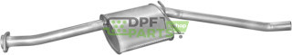 Střední tlumič Opel Omega 2.3D kombi  86-92, Polmo 17.227 A, OE 0852130 0852829 90231169