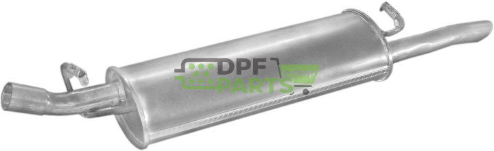 Koncový tlumič Opel Vectra 1.4/1.6  88-92, Polmo 17.264 A, OE 852324 852881 852966 90280231 90349965 90398993 90448261
