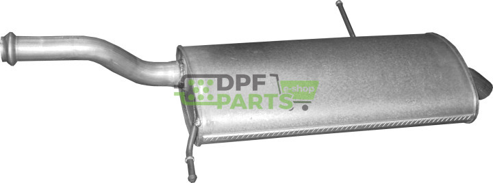 Koncový tlumič Citroen C4 Grand Picasso 1.6 HDi / Peugeot 5008 1.6 HDi, Polmo 04.29 A, OE 1730.98
