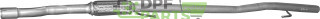 střední trubka Fiat Panda 1.2 4X4, Polmo 07.41 A, OE 51800944 55191581