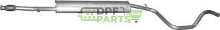 koncový tlumič Citroen Nemo / Fiat Fiorino / Fiat Qubo / Peugeot Bipper 1.4i, Polmo 07.46 A, OE 1717-JX 51804381