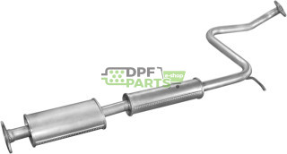 Střední tlumič Nissan Sunny 90-96/100NX 90-92 1.6, Polmo 15.127 A, OE 2003057Y10 2003057Y14 2003057Y15 2003057Y16 2003072Y00 200