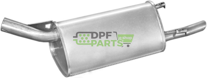 Koncový tlumič Opel Corsa B 1.0i -12V kat 96-, Polmo 17.290 A, OE 5852044 90529433