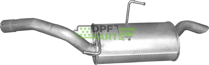 Koncový tlumič Citroen Jumpy 2.0/Fiat Scudo/Peugeot Expert, Polmo 04.120 A, OE 1726HG 1726HX 1726NG 1726NH 9456188780 9456202480