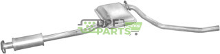 Střední tlumič Ford Sierra 82-85 1.6 kombi, Polmo 08.25 A, OE 1632740 5012407 5012408 5019230 5019352 6118538 6122610 6126210 61