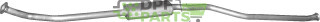 Střední tlumič Citroen Berlingo/Peugeot Partner 1.1i/1.4i/1.6i 10/03-08, Polmo 04.131 A, OE 1717.AL
