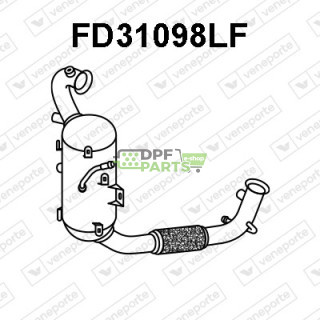 Filtr pevných částic DPF FORD Fiesta VI, KA, TOURNEO COURIER, Transit Courier - 1.5 TDCi - 2112896 2272302 227230