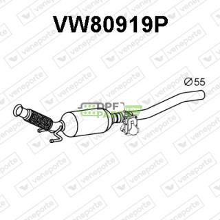 Filtr pevných částic DPF VW Caddy IV - 2.0TDi - 2K0254300EX