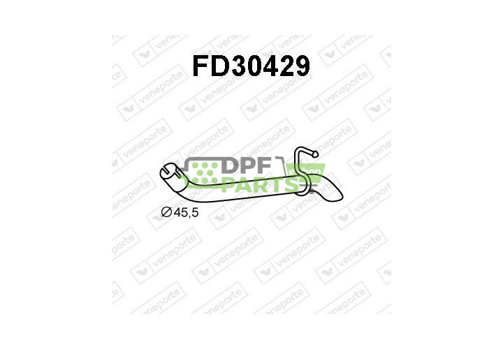 Výfuková trubka FORD FOCUS III Turnier - 1.0EcoBoost - 1773379 2368802