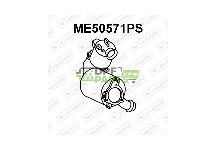 Filtr pevných částic MERCEDES VITO III/MARCO POLO - 1.7CDi - 208A02313R 4474902001