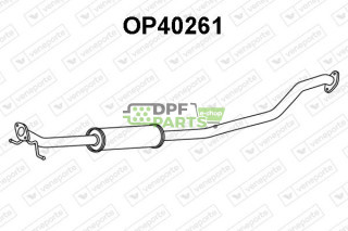 Tlumič OPEL AGILA B / SUZUKI SPLASH - 1.2i - 1425073KA0 4709332 4711621 93194220 95507980