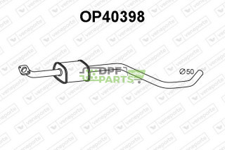Tlumič OPEL ZAFIRA TOURER C - 1.4Turbo MPV - 13362787 13415536 13421292 39032027 852650 863016 863017