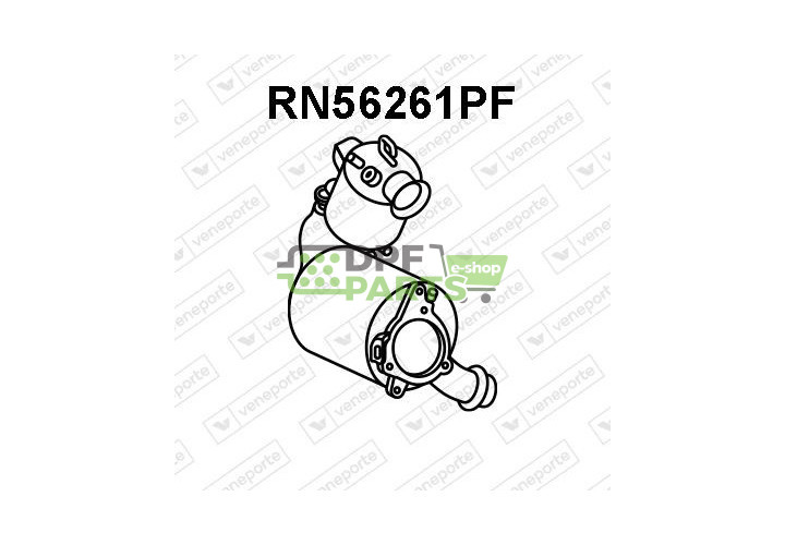Filtr pevných částic RENAULT TRAFIC III/TALENTO II/NV300/PRIMASTAR II - 2.0Blue dCi/EcoJet - 208A02747R 2090000Q3B 6000640314