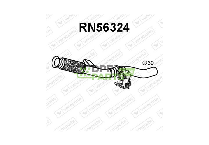 Trubka výdechová RENAULT TRAFIC III/TALENTO II/NV300 - 2.0Blue dCi/EcoJet - 2001000Q3H 200107526R 6000620854