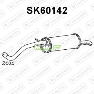 Tlumič SKODA FABIA II - 1.2TSi - 6R9253609B 6R9253609H
