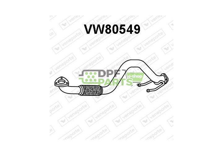 Filtr pevných částic DPF VW POLO VI/T-CROSS/AUDI A1/SEAT ARONA/IBIZA V/ SKODA KAMIQ - 1.0TSi/TFSi - 2Q0254502G 2Q02
