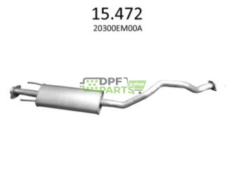 Tłumik końcowy NISSAN Tiida Hatchback 1.6i 2007 - 20100-EM13C EXDN6136