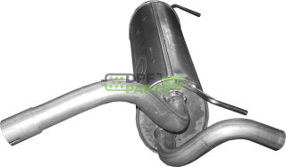 Koncový tlumič výfuku Opel Astra J 1.6i / Chevrolet Cruze, Polmo 17.89 A, OE 13317221 852540