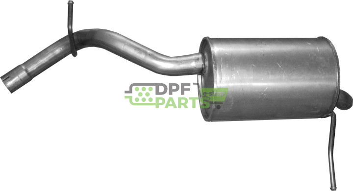 Koncový tlumič výfuku Peugeot 508 / Citroen C5 1.6 HDi, Polmo 19.63 A, OE 1608308680 1730-EP
