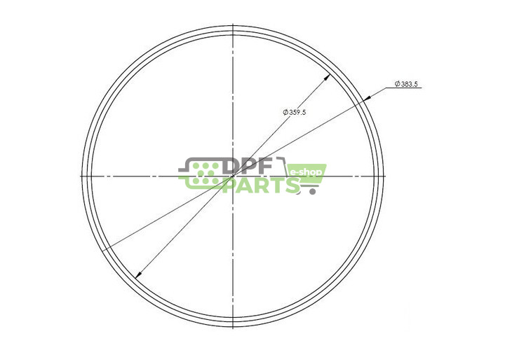 Těsnění víka DAF XF 106 EURO 6