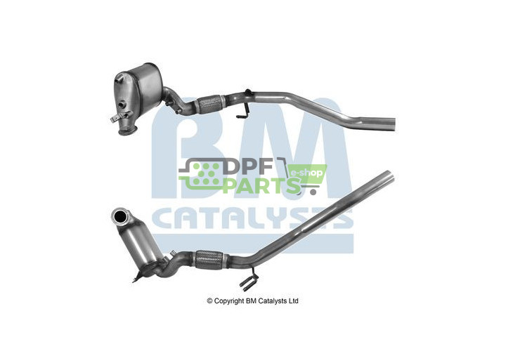 Filtr pevných částic DPF VW / AUDI / SEAT / SKODA - 1.9-2.0TDi - JZW254701GX 3C0254701PX 3C0254700KX 1K0254705LX 1K0254705MX