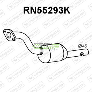 Katalyzátor DACIA / RENAULT - 200102928R 200104918R 208026494R