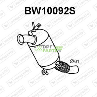 Filtry pevných částic DPF BMW - 18307797591 18307801051 18307802995