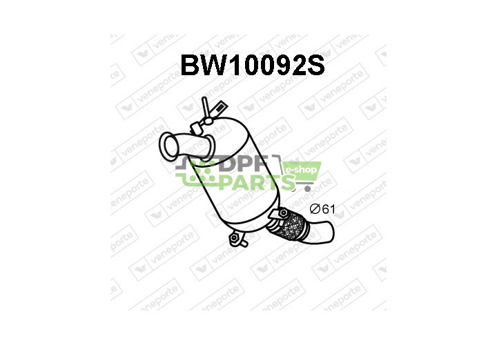 Filtry pevných částic DPF BMW - 18307797591 18307801051 18307802995