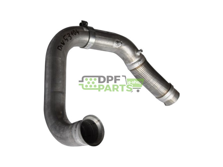 Rura do tłumika z plecionką , Dinex 53104 , Nr OE: 940.490.1019 , 940.492.0159 , 940.490.0519