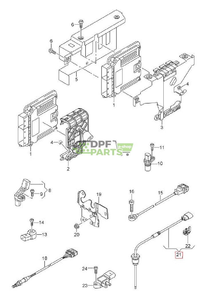 Sonda lambda oryginał Audi,Seat